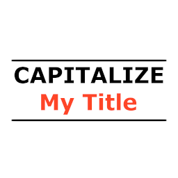 Capitalize My Title WordPress Plugin icon