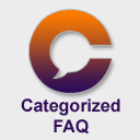 Categorized Simple FAQ Plugin icon