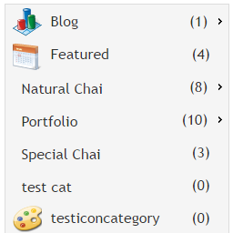 Category and Subcategory List Widget icon