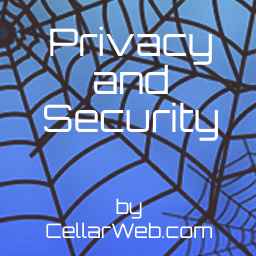 CellarWeb Privacy and Security Options icon