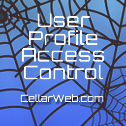 CellarWeb User Profile Access Control icon