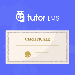 Certificate customizer for Tutor LMS icon