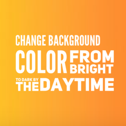 Change background color from bright to dark icon