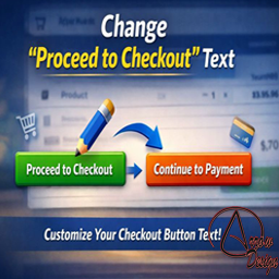 Change Proceed To Checkout Text icon