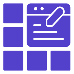 Classic Blog Grid icon