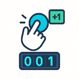 Click Counter by Simple Tools icon