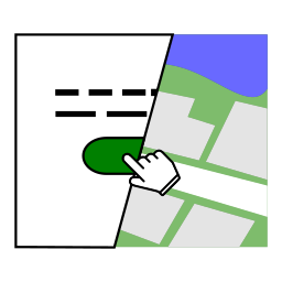 Click to map for Elementor icon