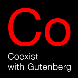 Coexist with Gutenberg icon