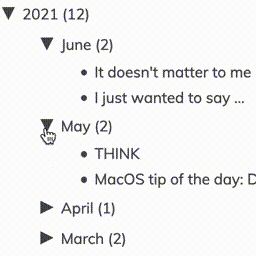 Collapsing Archives icon