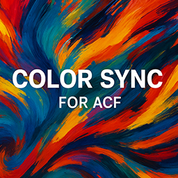 Color sync for ACF icon