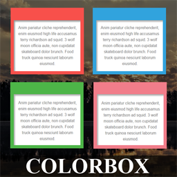 Colorbox Panels & Info Box icon