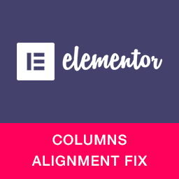 Columns Alignment Fix for Elementor icon