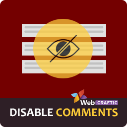 Disable Comments & Delete All Comments icon