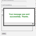 Contact Form 7 Response Colorbox Popup icon
