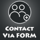 Contact via form icon