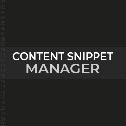 Content Snippet Manager icon