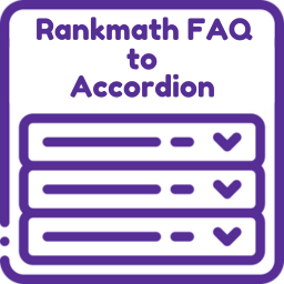 Convert Rank Math FAQ to Accordion icon