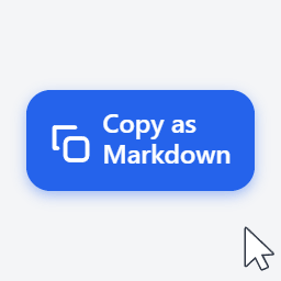 Copy as Markdown Button icon