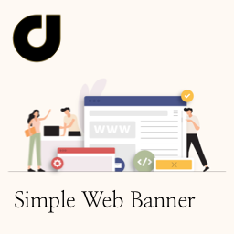 Simple Website Banner icon