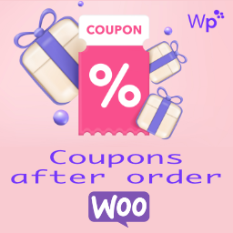 Coupons after order for WooCommerce icon