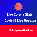 COVID-19 Corona Virus Live Stats & Updates For WordPress Lite icon
