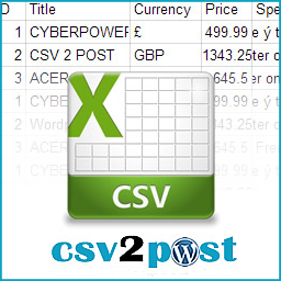 CSV 2 POST icon