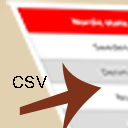 CSV to HTML icon