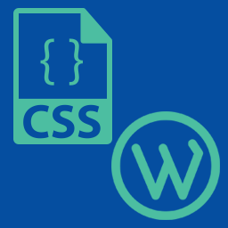Custom CSS for WordPress icon