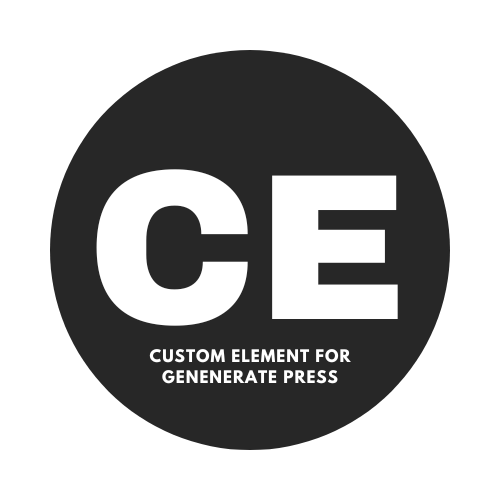 Custom Elements for GeneratePress by DigitalMasteryPath icon