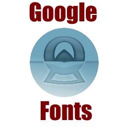 Custom Google Fonts icon