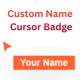 Custom Name Cursor Badge icon