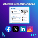 Custom Social Media Widget icon