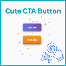 Cute CTA Button icon