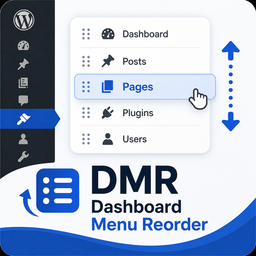 Dashboard Menu Reorder icon