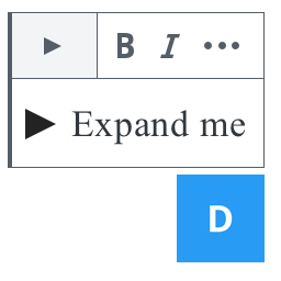 Details Summary Block icon