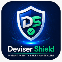 Deviser Shield – Instant Activity & File Change Alert icon