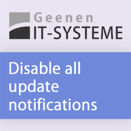 Disable All Update Notifications icon