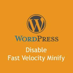 Disable Fast Velocity Minify icon