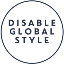 Disable Global Style icon