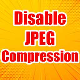 Disable JPEG Image Compression icon