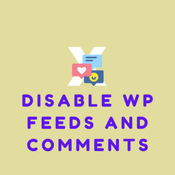 Disable Feeds and Comments icon