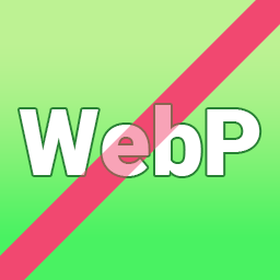 Disable WebP icon
