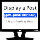 Display A Post icon