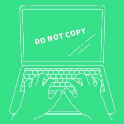 Do Not Copy icon