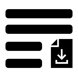 Download Documents Menu icon