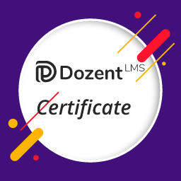 Dozent LMS Certificate icon