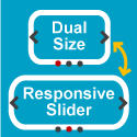 Dual Size Responsive Slider icon