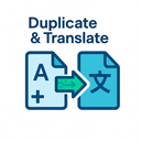 Duplicate & Translate icon