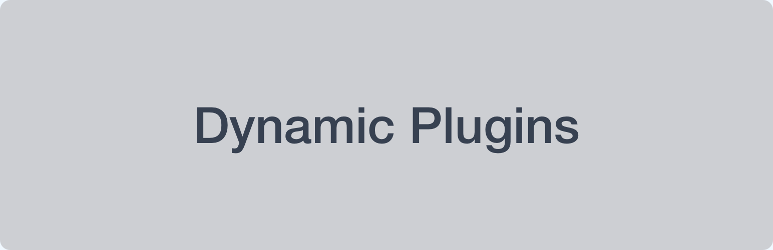 Plugin Banner