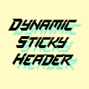 Dynamic Sticky Header icon